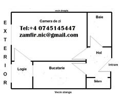 Garsoniera in Focsani, et.3/4,(langa CEC Bank)=30000 EUR=35 mp,confort 1,Exterior de vis