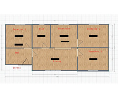 Teren la munte, priveliste superba, zonă retrasă, foarte liniștită, casa mobila, Off-Grid, Covasna