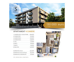 Apartament 4 camere, Bloc nou, Tomis Nord, Odessa nr.6, Constanta