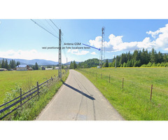 Vatra Dornei - Saru Dornei,  Teren S = 6450 mp;  La 13 km de Vatra Dornei si la 6 km de - 6